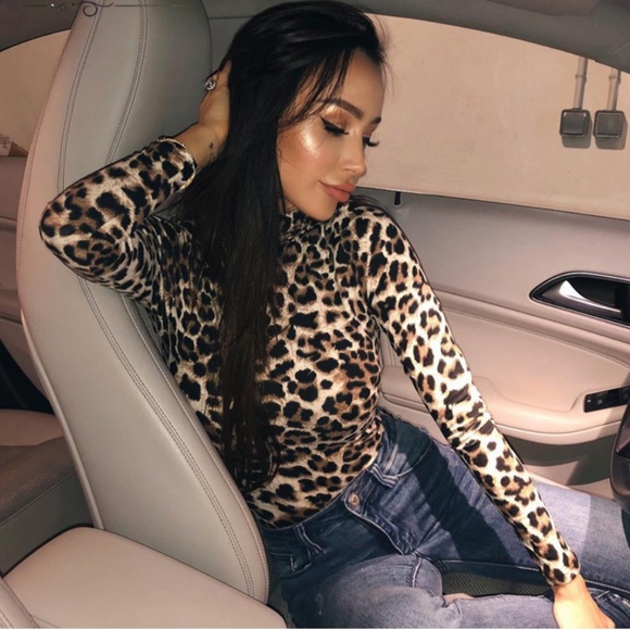 Nyla Leopard Print Bodysuit - Picture 1 of 7